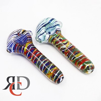 GLASS PIPE FANCY COLOR BANDS ART GP7517 1CT
